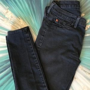 Hudson Skinny Leg Mid Rise Denim